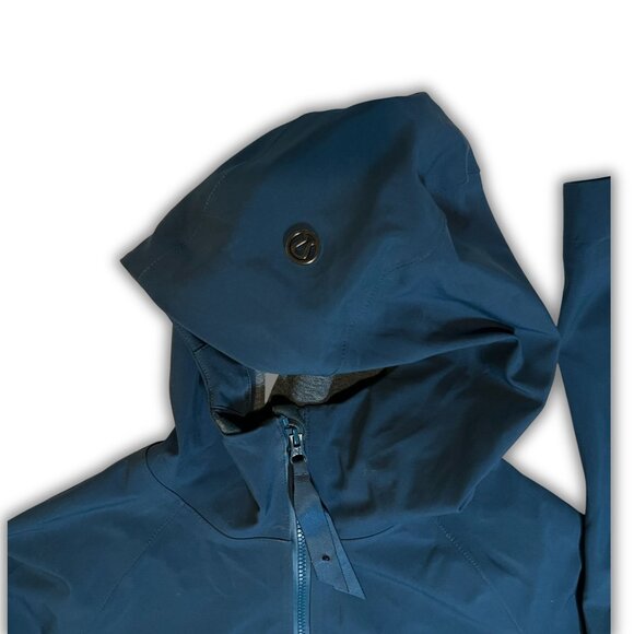 Lululemon Rain Or Shine Hooded Jacket In Navy - Womens Size S - Picture 6 of 11
